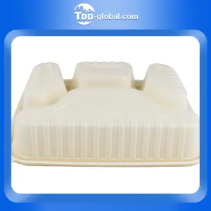 XH-4G-3 Cornstarch 4 compartment rectangle food container