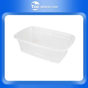MF1500 disposable rectangle plastic container 1500ml