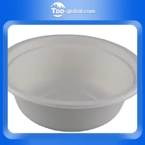 Factory direct supply cheap price 100% compostable biodegradable tablewares 350ml sugarcane bowl