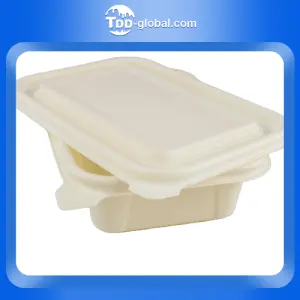 XH-450F Cornstarch 450ml rectangle food container