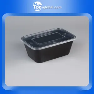 33Oz Disposable Plastic Meal Prep Lunch Box Containers Food Storage Bento Box With Lid