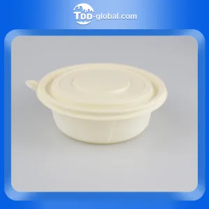 Manufacturer Biodegradable Cornstarch Food Container Disposable Takeout Plastic Take Out Box Packaging Tableware