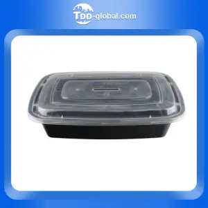 MF1000 disposable rectangle plastic container 1000ml