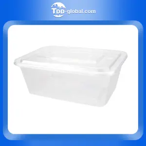 F1750 disposable rectangle plastic container 1750ml